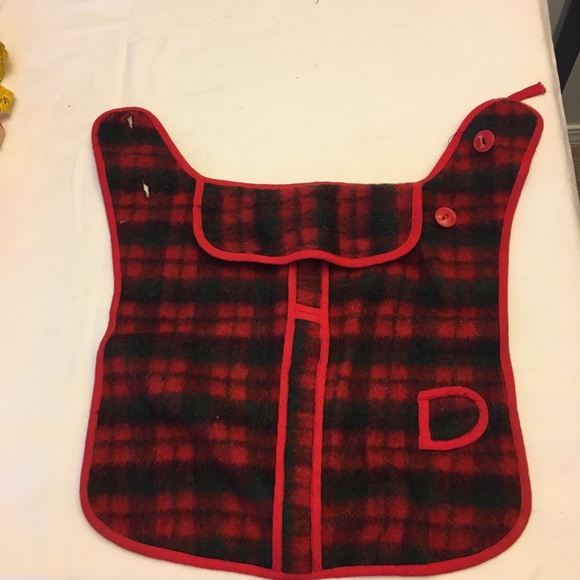 1950’s Vintage Wool Plaid Dog Coat - Picture 6 of 7